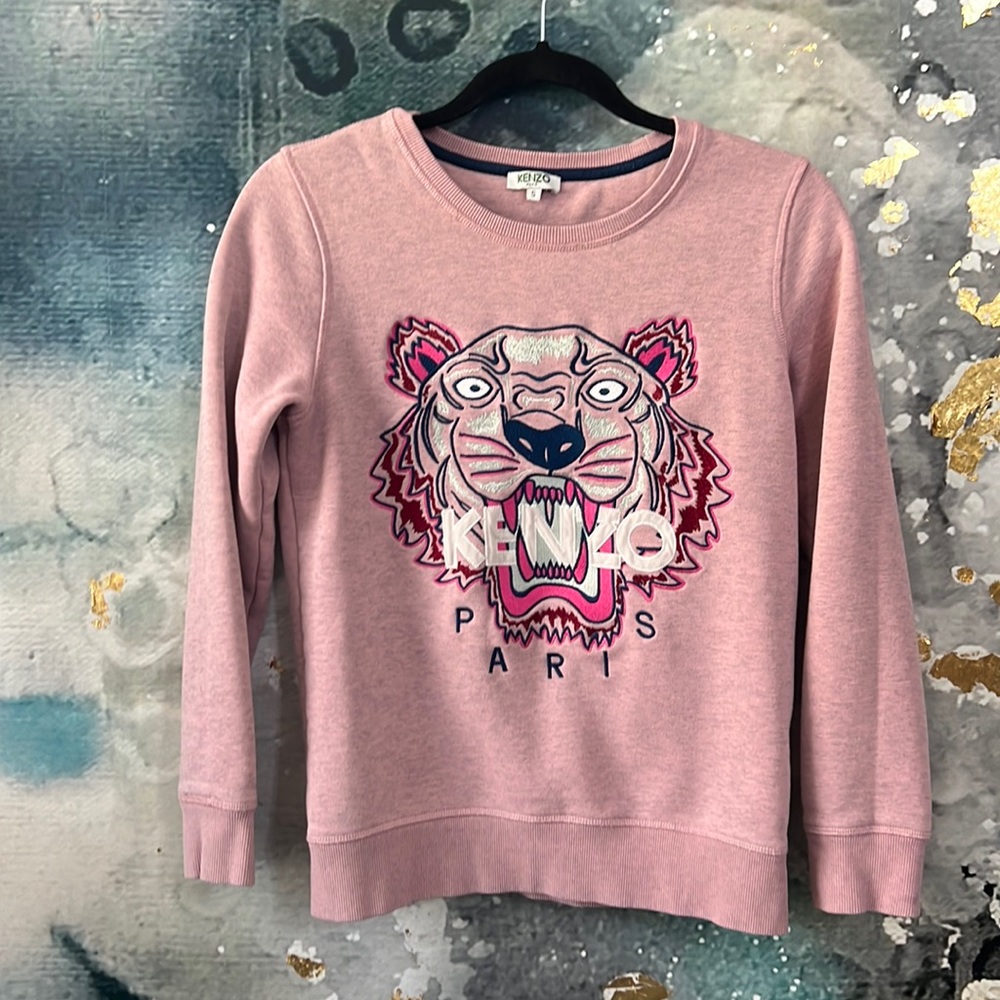 Kenzo Tiger Embroidered Sweatshirt
